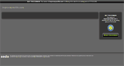 Desktop Screenshot of improveyourlife.com