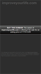 Mobile Screenshot of improveyourlife.com